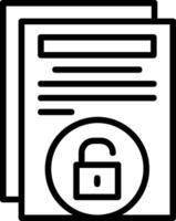 Access Line Icon vector