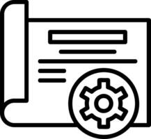 Development Line Icon vector