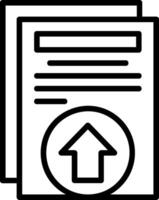 Export Line Icon vector