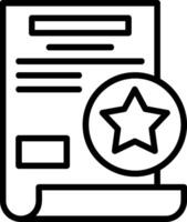 Quality Line Icon vector