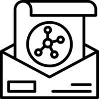Share Line Icon vector