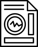 Corrupted Line Icon vector