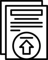 Upload Line Icon vector