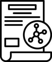 Share Line Icon vector