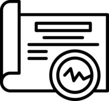 Corrupted Line Icon vector
