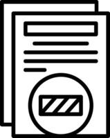 Loading Line Icon vector