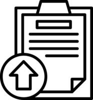 Export Line Icon vector