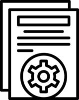 Development Line Icon vector