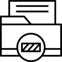 Loading Line Icon vector