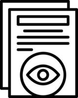View Line Icon vector