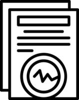 Corrupted Line Icon vector