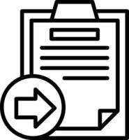 Redo Line Icon vector