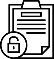 Access Line Icon vector
