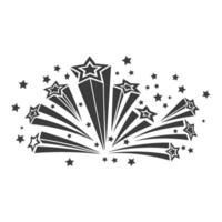 3d faster explode star element design stock illustration vector