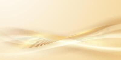 golden abstract background with luxury illustration vector