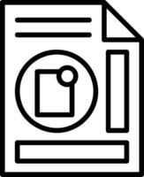 New Folder Line Icon vector
