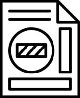 Loading Line Icon vector