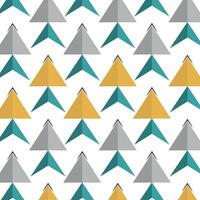 Geometric Arrows and Triangles Design vector