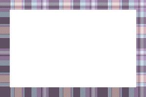 Vintage frame . Scottish border pattern retro style. Tartan plaid ornament. vector