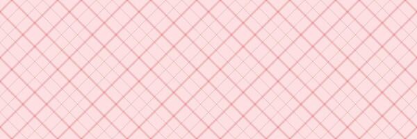 Patterned pattern tartan textile, wide fabric seamless check. Image texture plaid background in misty rose and red colors. vector