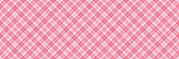 Basic fabric plaid seamless, woven background textile. Creative check pattern tartan texture in red and light colors. vector