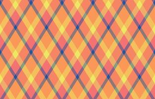 Argyle pattern of geometric rhombus. Harlequin check wallpaper design. Classic diamond shaped textile material for web background, print fabric clothing, sweater, wrapping paper, gift card, invitation vector