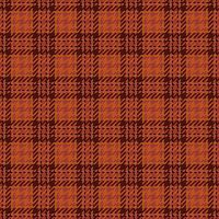 Grand textile check background, site seamless plaid . Fashionable fabric pattern tartan texture in orange and red colors. vector