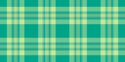 Ribbon texture tartan plaid, carnival background seamless. Designer pattern check fabric textile in green and teal colors. vector