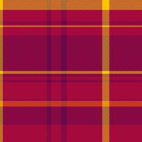 Industrial fabric background, dimensional pattern tartan check. Chequered plaid texture seamless textile in red and pink colors. vector