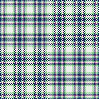 Diamond textile plaid texture, checker fabric background tartan. Single seamless pattern check in white and green colors. vector