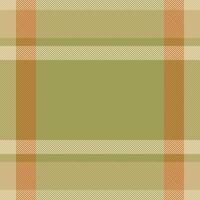 Postcard texture plaid check, merry tartan seamless textile. Preppy background fabric pattern in yellow and amber colors. vector