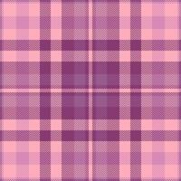 Packaging check seamless tartan, oriental fabric texture textile. Classical background plaid pattern in pink and red colors. vector