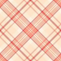 Discount textile texture pattern, sketch plaid fabric. Arabic check background tartan seamless in red and light colors. vector