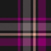 Plaid check pattern. Seamless fabric texture. Tartan textile print. vector