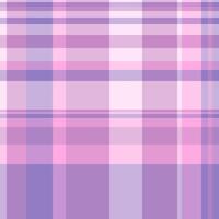 Amazing pattern fabric, give textile texture seamless. Group tartan plaid check background in light and violet colors. vector