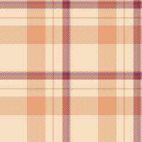 Contour texture seamless, herringbone fabric plaid tartan. Symmetry background pattern textile check in light and orange colors. vector