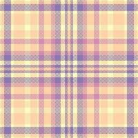 Marketing pattern check background, curve seamless tartan. Strip plaid fabric textile texture in orange and light colors. vector