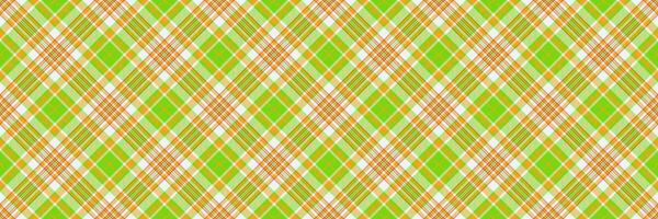 Invite background pattern fabric, grunge seamless check. Artwork texture plaid textile tartan in white and amber colors. vector