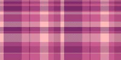 France tartan textile plaid, girly seamless texture fabric. Minimal pattern check background in pink and light colors. vector