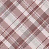 Repetition seamless background fabric, printing texture check tartan. Show plaid pattern textile in white and red colors. vector