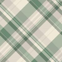 Retro fabric seamless plaid, diamond check texture textile. Gentleman pattern background tartan in pastel and light colors. vector