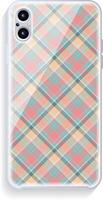 Smartphone cover design mockup. Template geometric pattern for mobile phone back part. Flat design. vector