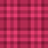 Scenery background plaid textile, velvet fabric seamless. Seasonal tartan texture pattern check in red and temptation colors. vector
