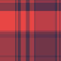 Luxurious fabric seamless plaid, classical pattern check. Order textile background texture tartan in red and pink colors. vector