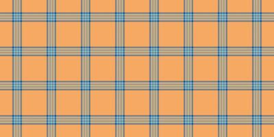 Britain pattern tartan background, customer plaid fabric seamless. Manufacture textile texture check in pastel and orange colors. vector