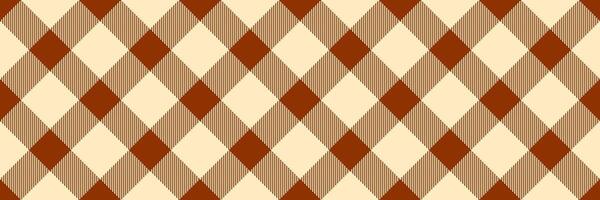 Veil textile background plaid, fashioned texture check. Throw pattern tartan seamless fabric in light and orange colors. vector