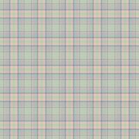 Invitation tartan seamless check, marketing fabric textile. Customizable background pattern plaid texture in pastel and grey colors. vector