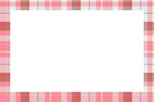 Vintage frame . Scottish border pattern retro style. Tartan plaid ornament. vector