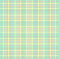 Good check fabric seamless, thin texture pattern plaid. Mockup background tartan textile in light and lime colors. vector