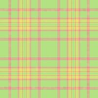 Stripped plaid fabric pattern, glamor background seamless check. November tartan texture textile in green and red colors. vector